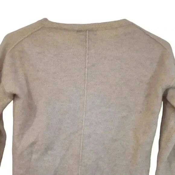 Aqua Cashmere High/low Crewneck Sweater - 100% Exclusive In Oatmeal - Picture 7 of 10